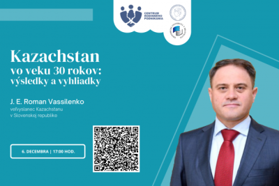Workshop s J. E. Romanom Vassilenkom, veľvyslancom Kazachstanu v Slovenskej republike