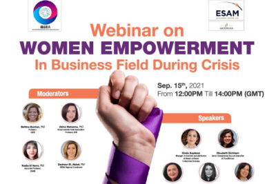 Pozvánka na webinár Women's Empowerment in Business Field during Crisis