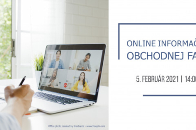 Online informačný deň na Obchodnej fakulte