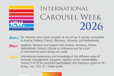 Získaj medzinárodné skúsenosti vďaka International Carousel Weeku 2026