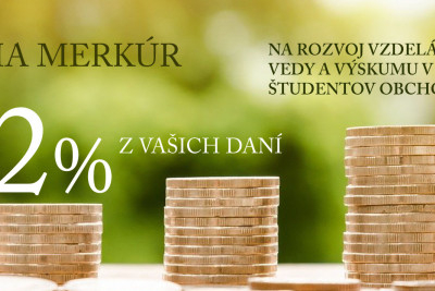 Venujte 2 % zo svojich daní