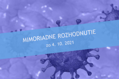 Mimoriadne rozhodnutie rektora EU v Bratislave