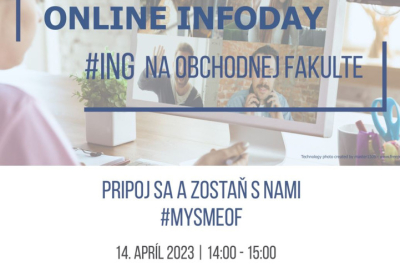 Online informačný deň ING na Obchodnej fakulte 2023