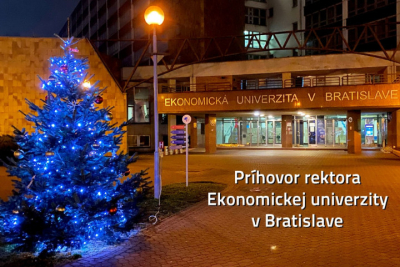 Príhovor rektora Ekonomickej univerzity v Bratislave Ferdinanda Daňa v predvianočnom období