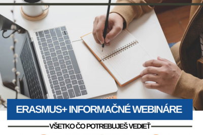 Informačné webináre o programe Erasmus+ a študijných pobytoch
