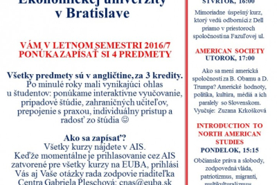 CNAS kurzy pre študentov