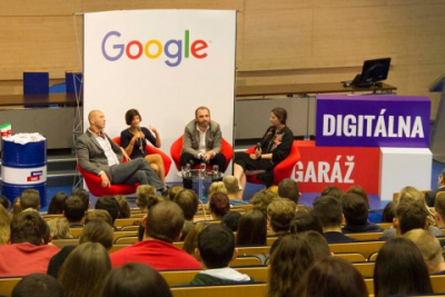 Digitálna garáž v Aule EU v Bratislave odštartovala sériu prednášok po celom Slovensku