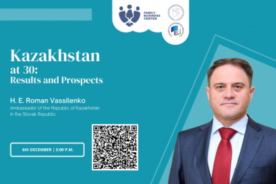 Workshop entitled Kazakhstan at 30: Results and Prospects with His Excellency Mr. Roman Vassilenko