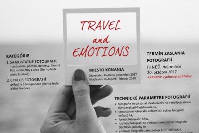 Pošli svoje fotografie a vystavuj ich na 2. medzinárodnej výstave fotografií Travel & Emotions