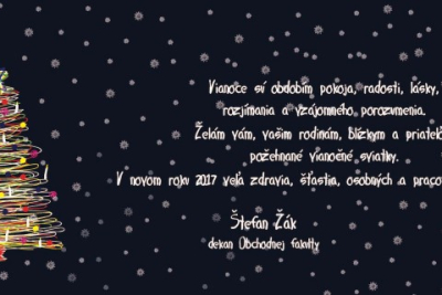 Veselé Vianoce a šťastný nový rok 2017