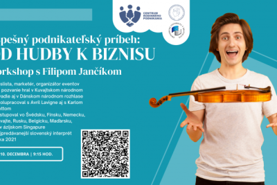 Workshop s Filipom Jančíkom na tému Od hudby k biznisu