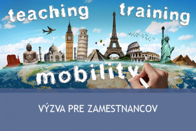 Výzva na učiteľské a zamestnanecké mobility Erasmus+ na letný semester 2022/2023