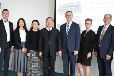 Delegácia zo Shanghai University of International Business and Economics na návšteve EU v Bratislave