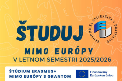 Študuj v krajinách mimo Európy v letnom semestri akademického roku 2025/2026