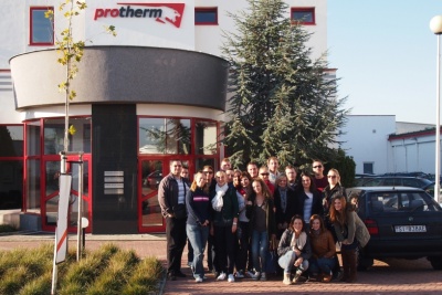 Októbrová exkurzia študentov OF - Volkswagen, INA Skalica a Protherm