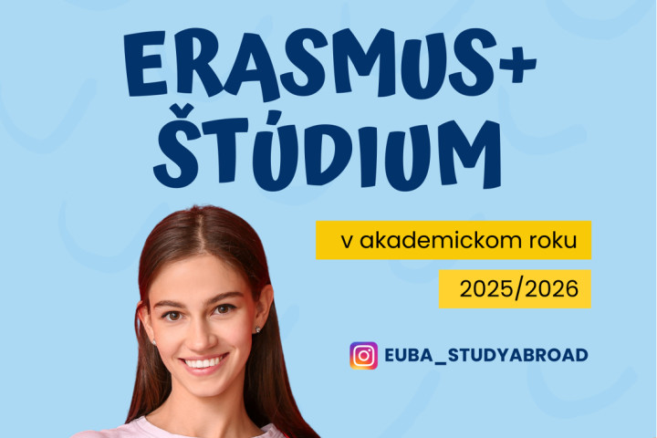 Študuj v zahraničí v rámci programu Erasmus+ v akademickom roku 2025/2026 - dodatočná výzva