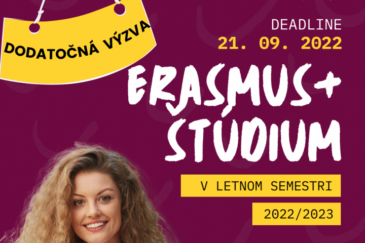 Vycestuj už v letnom semestri 2022/2023 na Erasmus+ študijný pobyt