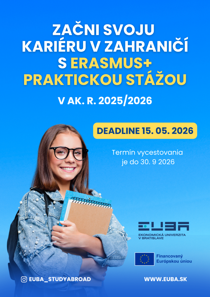 Vycestuj na Erasmus+ praktickú stáž do konca septembra 2026